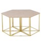 Set masuta Hexagon Steel&Style