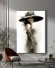 Tablou Decorat Manual 70×130 cm - Elegantă