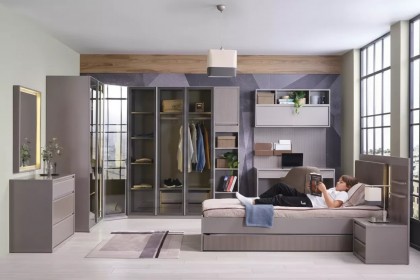 SHADOW Set Dormitor Tineret Modular (Kp)