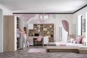 ANGEL CITY Set Dormitor Tineret Modular (Kp)