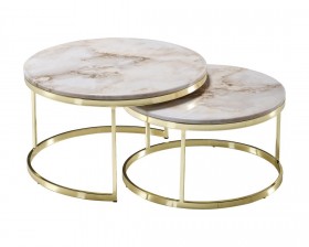 ORKA Set 2 Măsuțe de cafea (St)