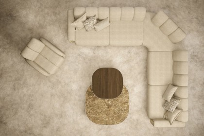 TERRA Set Canapele și Colțar Modular (Elt)