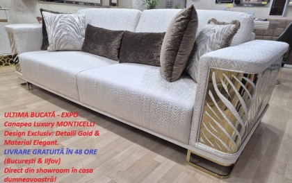 Canapea 3 Locuri MONTICELLI Luxury – Ultima Bucată (Expo)