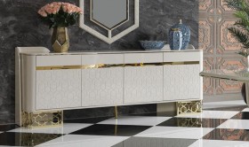 Bufet Luxury FENDI cu Oglindă – Ultima Bucată (Expo)