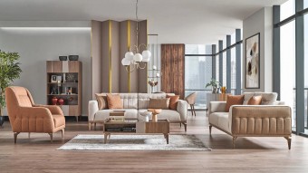 Set Canapea LIKYA 321 – Bej (Dg)