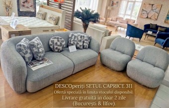 EP- Caprice White set canapele