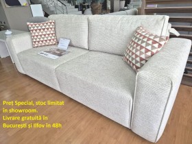 Canapea 3 Locuri Extensibilă Perla - Stoc Limitat
